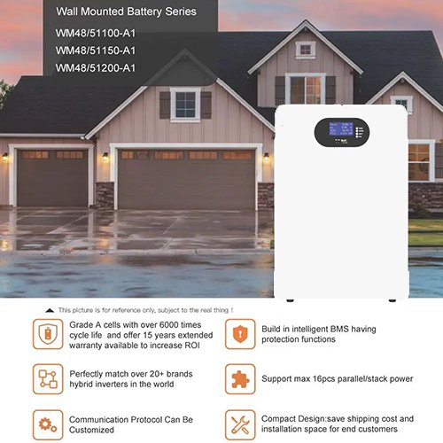 Wall Mounted & Stackable 5kWh Home Battery Energy Storage System - Image 4