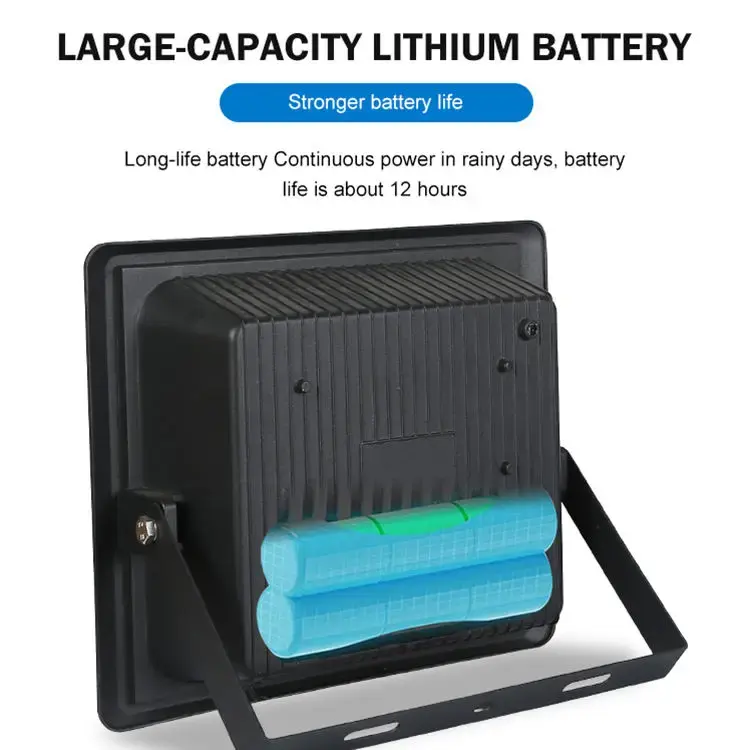 Portable Solar Power Motion Sensor 100w-1000w Waterproof LED Floodlight - Image 4